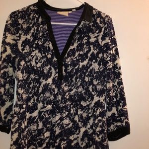 Anthropologie Floral/Nature Print Shirt Dress